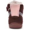 D.D.Step Barefoot Rózsaszín-bordó bélelt kislány cipő