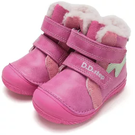 D.D.Step Pink-menta bélelt kislány cipő