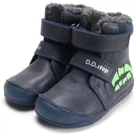 D.D.Step Dínócsontos fluoreszkáló bélelt kisfiú cipő