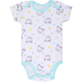 Macis-csillagos fehér baba body