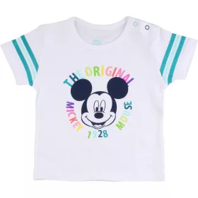 Mickey egér fehér baba póló
