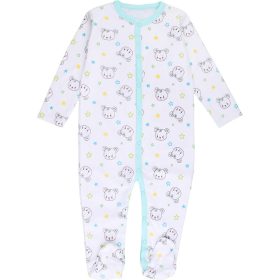 Macis-csillagos fehér baba rugdalózó