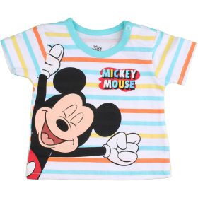 Mickey egér csíkos-türkiz baba szett