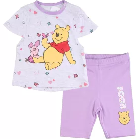 Micimackó szürke-lila baba szett