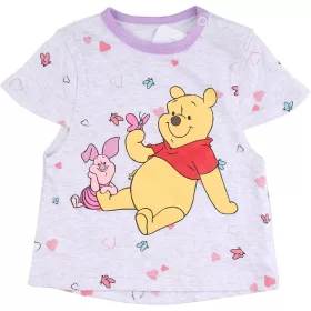 Micimackó szürke-lila baba szett