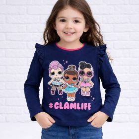 L.O.L. sötétkék kislány felső