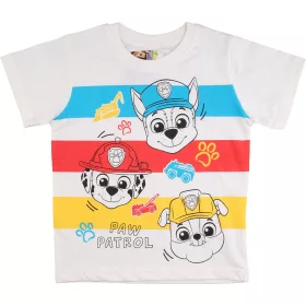 Mancs őrjárat fiú csíkos-korall pizsama