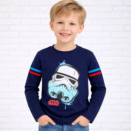 Star Wars sötétkék fiú felső