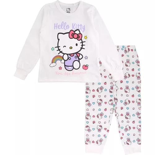 Hello Kitty ekrü kislány pizsama