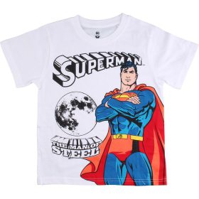 Superman fehér-szürke fiú pizsama