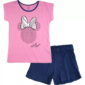 Minnie egér rózsaszín-kék lány pizsama