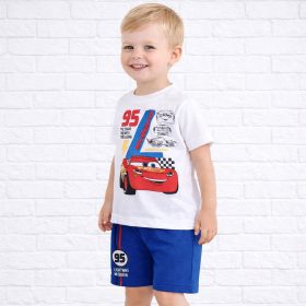 Verdák fehér-kék kisfiú pizsama