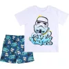 Star Wars fehér-feliratos fiú pizsama