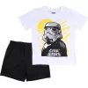 Star Wars fehér-fekete fiú pizsama