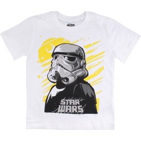 Star Wars fehér-fekete fiú pizsama