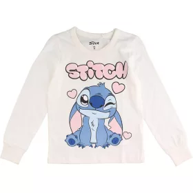 Stitch kislány ekrü pizsama