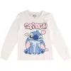 Stitch kislány ekrü pizsama