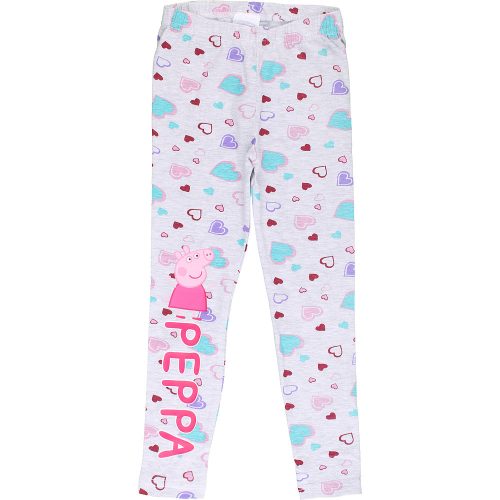 Peppa malac szíves szürke kislány leggings