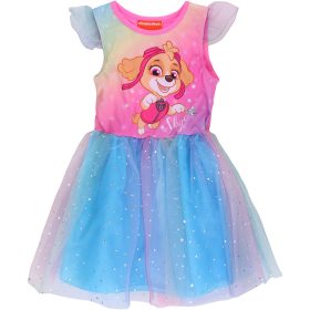 Mancs őrjárat Skye színes kislány ruha