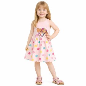 Mancs őrjárat Skye halványrózsaszín kislány ruha