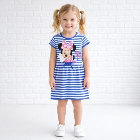 Minnie egér kékcsíkos kislány ruha
