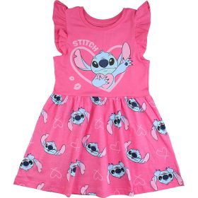 Stitch rózsaszín kislány ruha