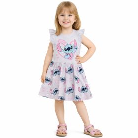 Stitch szürke kislány ruha