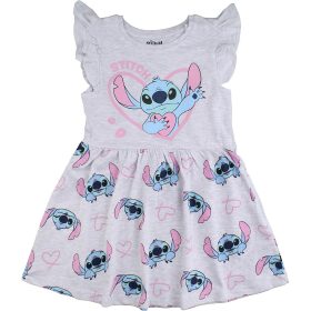 Stitch szürke kislány ruha