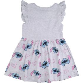 Stitch szürke kislány ruha