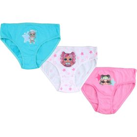 L.O.L rózsaszín-kék kislány 3 db-os bugyi szett