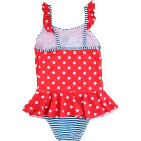 Minnie egér piros-pöttyös kislány fürdőruha