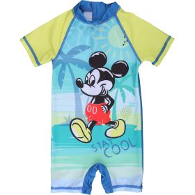 Mickey egér kék-sárga kisfiú fürdőruha/overál UV50