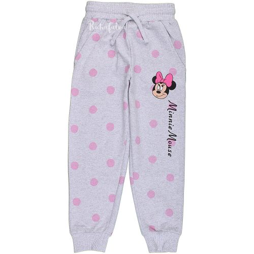 Minnie egér pöttyös szürke zsebes melegítőnadrág