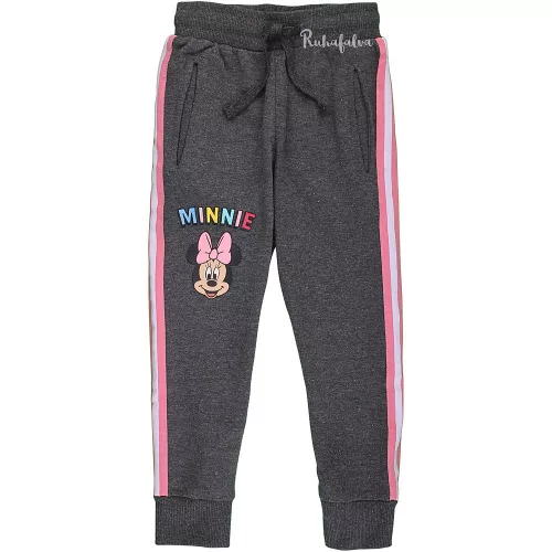 Minnie egér belül bolyhos zsebes szürke melegítőnadrág