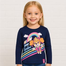 Mancs őrjárat Rainbow sötétkék lány felső