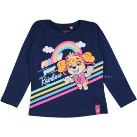Mancs őrjárat Rainbow sötétkék lány felső
