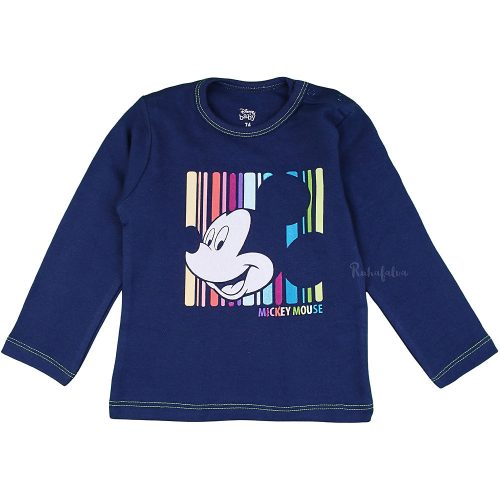 Mickey egér sötétkék baba felső