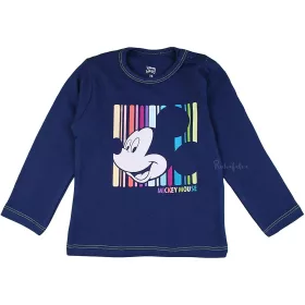 Mickey egér sötétkék baba felső