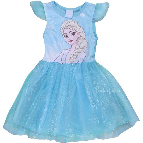 Jégvarázs Elsa kék kislány tüllruha