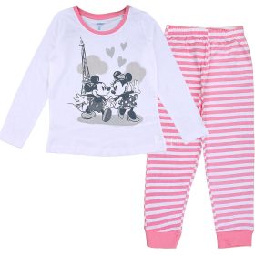 Minnie egér rózsaszíncsíkos kislány pizsama