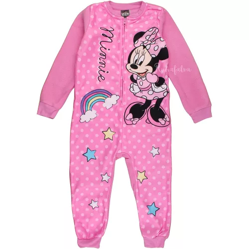 Minnie egér rózsaszín kislány polár pizsama