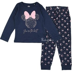 Minnie egér sötétkék kislány pizsama
