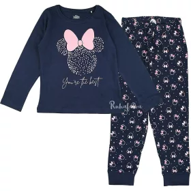 Minnie egér sötétkék kislány pizsama