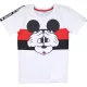 Mickey egér piroscsíkos fiú póló