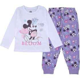 Mickey egér fehér-lila lány pizsama