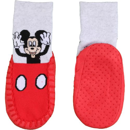 Mickey egér csúszásgátlós kisfiú zokni