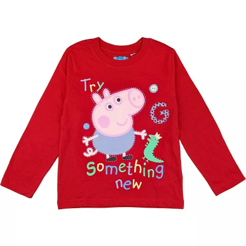 Peppa malac bordó kislány felső