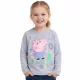 Peppa malac szürke kislány felső