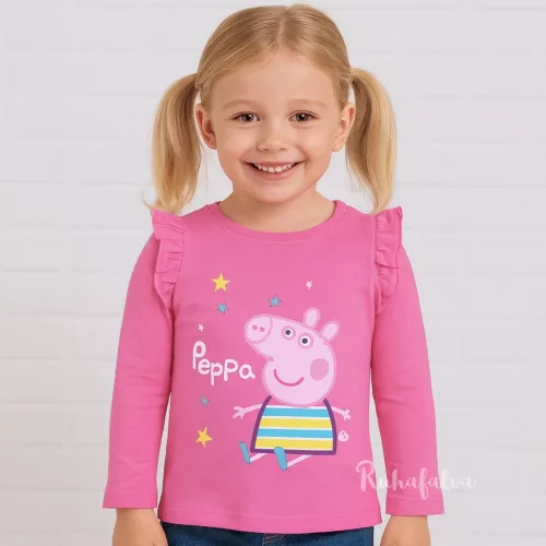 Peppa malac rózsaszín kislány felső