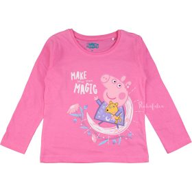 Peppa malac rózsaszín-szürke kislány pizsama